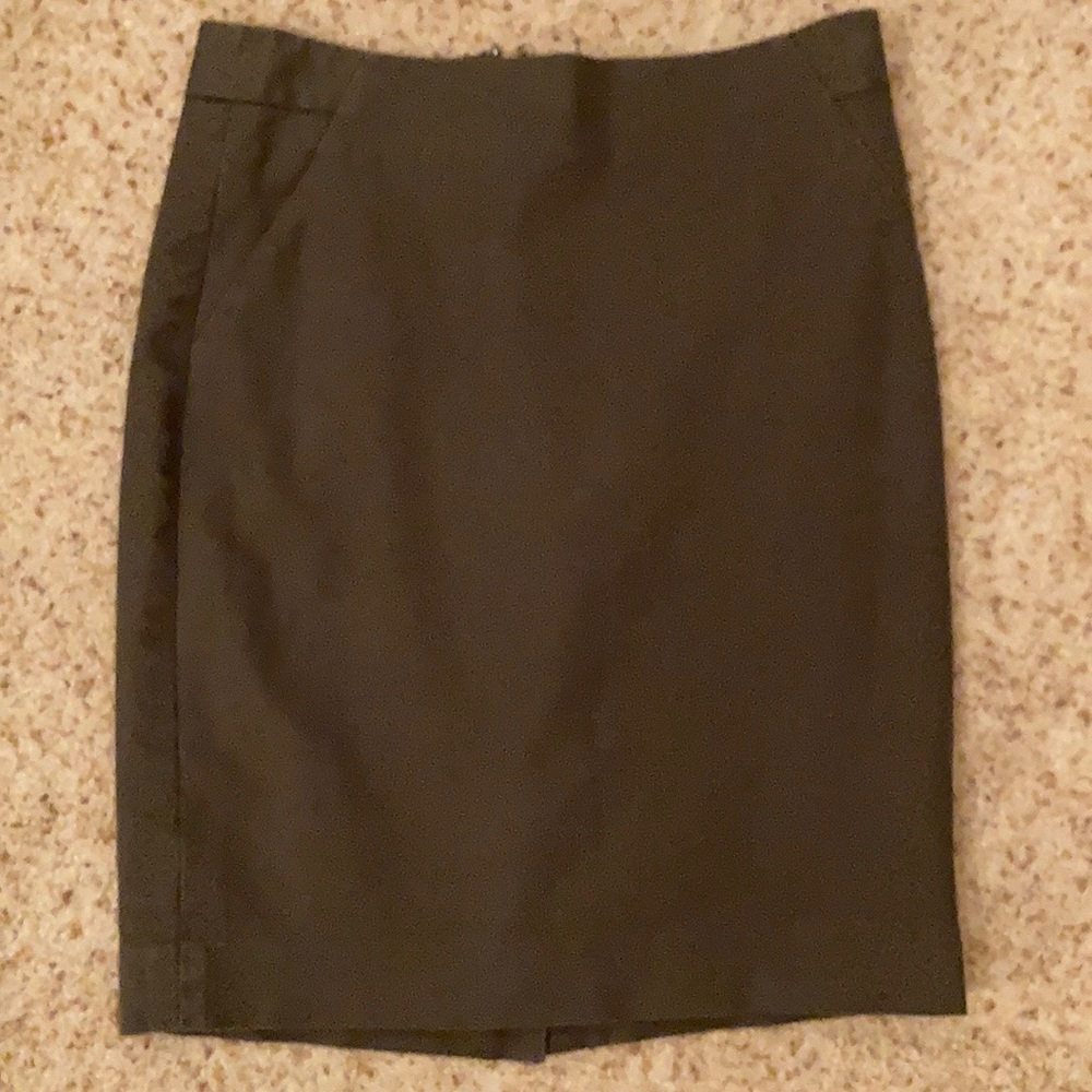 Olive khaki skirt